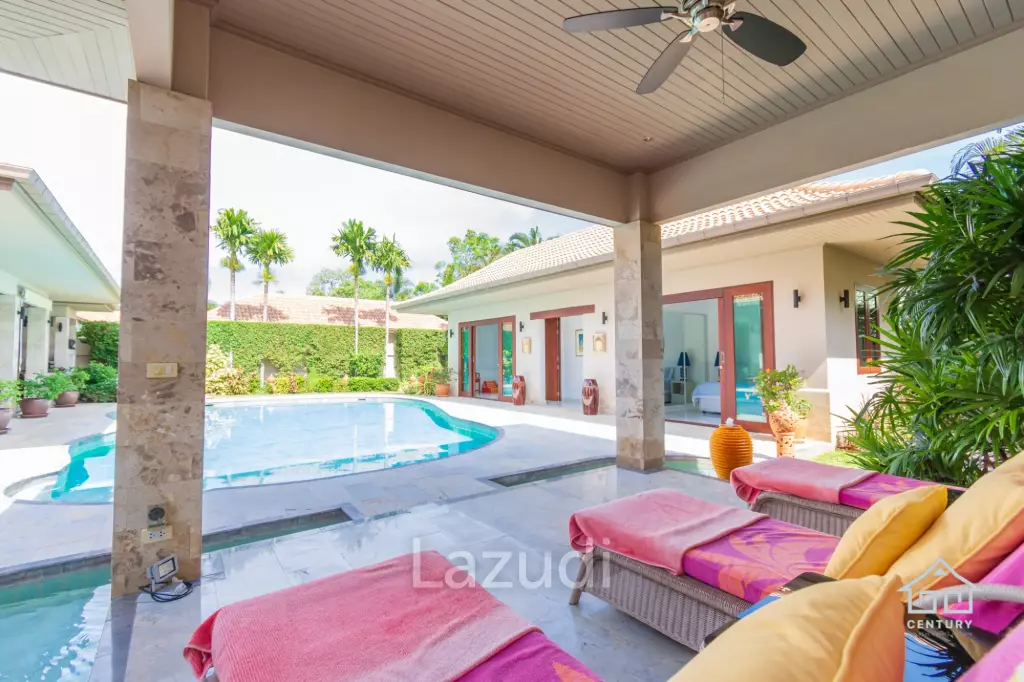 HANA VILLAGE 1 : Beautiful 3 bed Bali style pool villa on Luxury Development close to the beach
