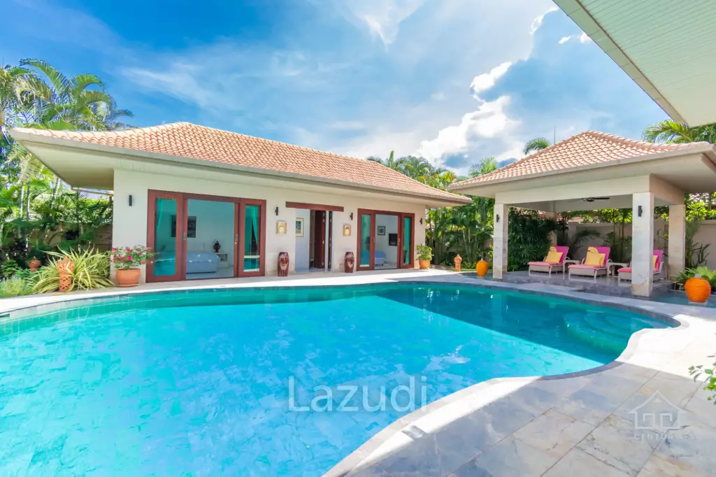 HANA VILLAGE 1 : Beautiful 3 bed Bali style pool villa on Luxury Development close to the beach