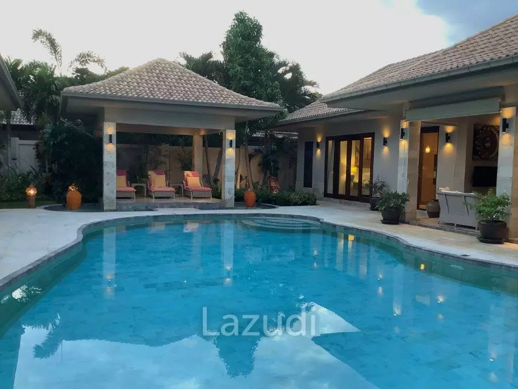 HANA VILLAGE 1 : Beautiful 3 bed Bali style pool villa on Luxury Development close to the beach