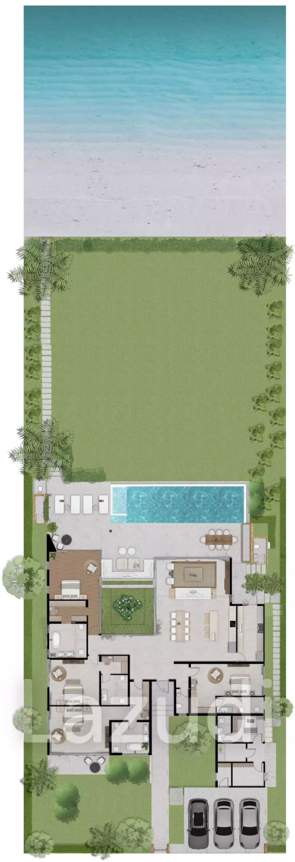 Ultra Luxury 4-Bed Beach Front Villa at Banyan Tree Residences Sichon