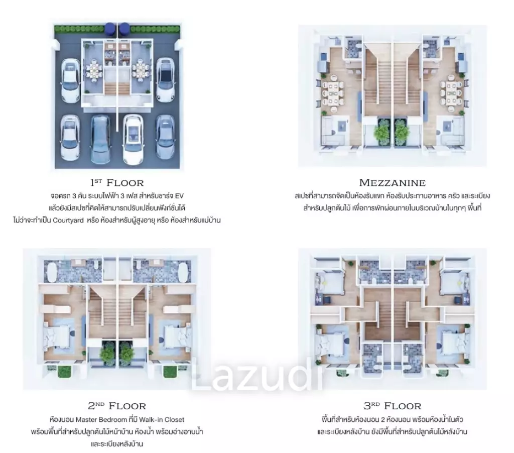 4 Bed 5 Bath 212.50 SQ.M Kimpson Sukhumvit 101/1
