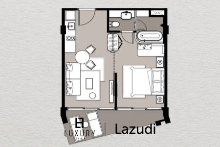 1 bed 44.08 SQM Intercontinental Residences