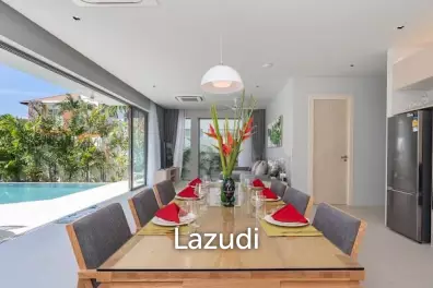 Modern 3-Bedroom Villa for Rent in Kamala, Phuket – Private Pool, Garden, and Fully Furnished