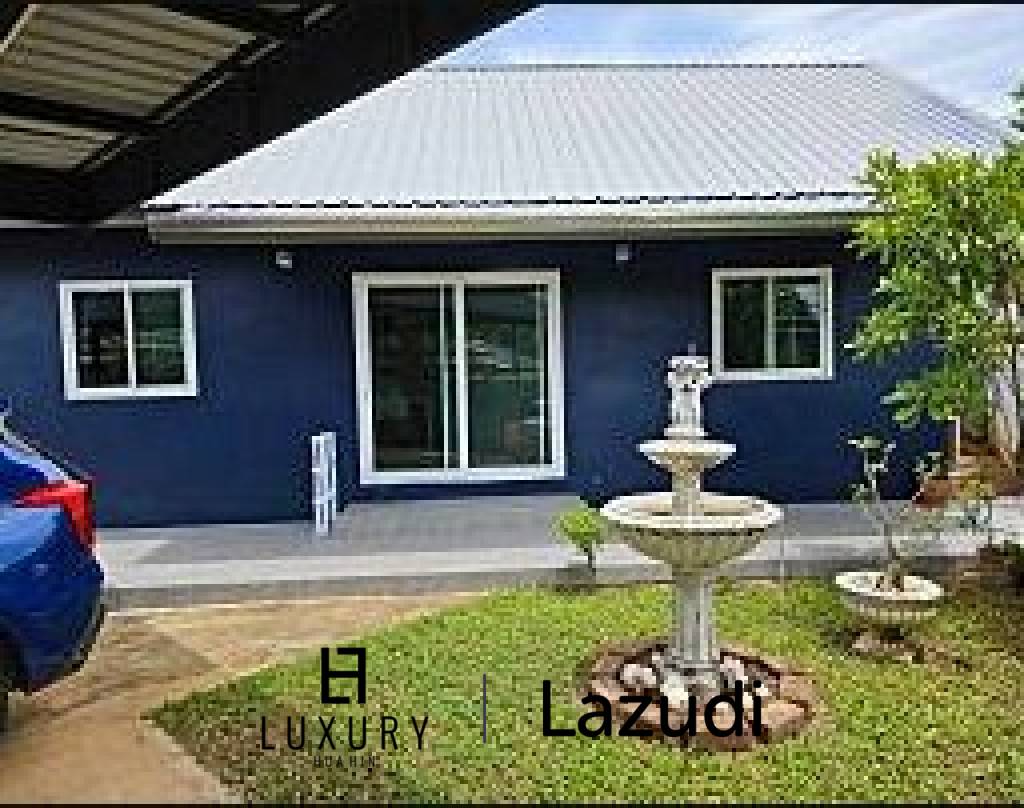 SINGLE HOUSE NEAR LOTUS PRAN BURI : 2 bed with 1 extra room outside