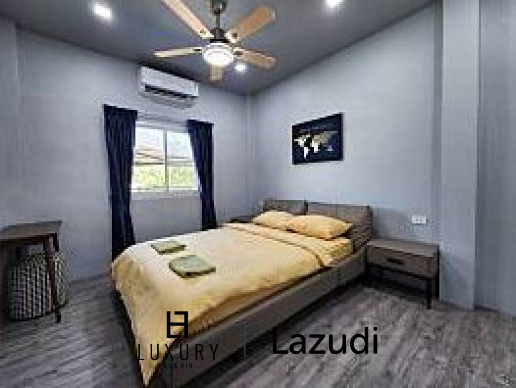 SINGLE HOUSE NEAR LOTUS PRAN BURI : 2 bed with 1 extra room outside