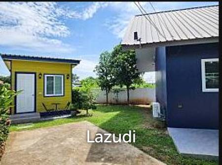 SINGLE HOUSE NEAR LOTUS PRAN BURI : 2 bed with 1 extra room outside