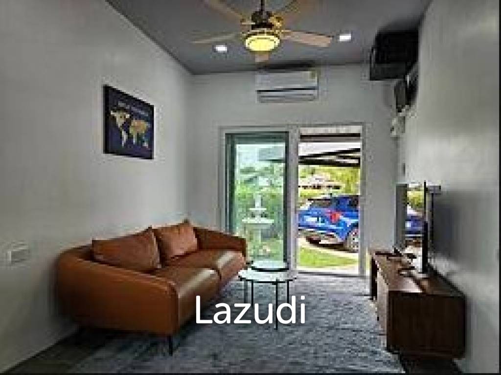 SINGLE HOUSE NEAR LOTUS PRAN BURI : 2 bed with 1 extra room outside