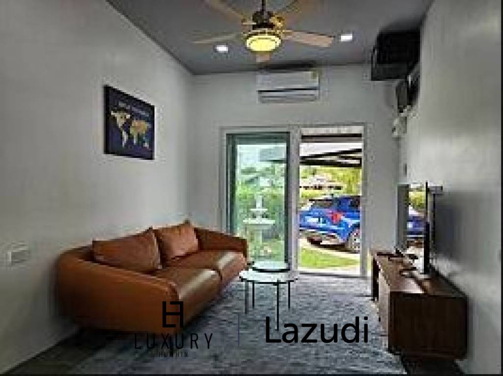 SINGLE HOUSE NEAR LOTUS PRAN BURI : 2 bed with 1 extra room outside