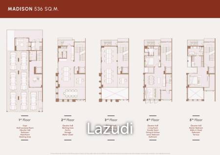 Luxury Home Office in Khlong Toei Nuea Bangkok