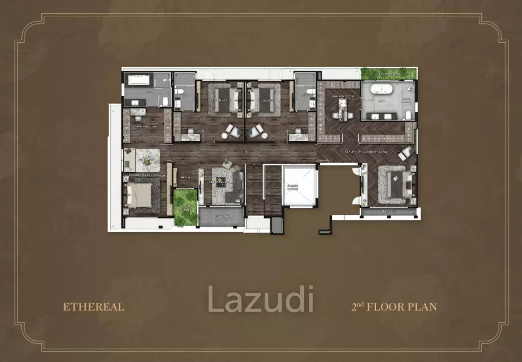 5 Bed 6 Bath 594 SQ.M Grand Bangkok Boulevard Na Utthayan