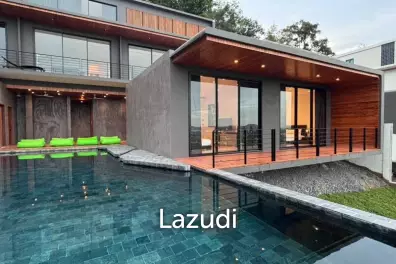 5-Bedroom Ultra-Modern Pool Villa with Stunning Chalong Bay Views for Rent