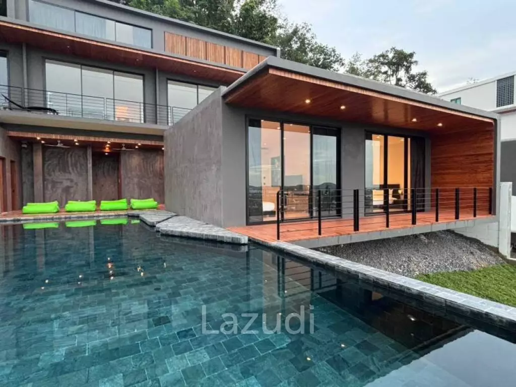 5-Bedroom Ultra-Modern Pool Villa with Stunning Chalong Bay Views for Rent