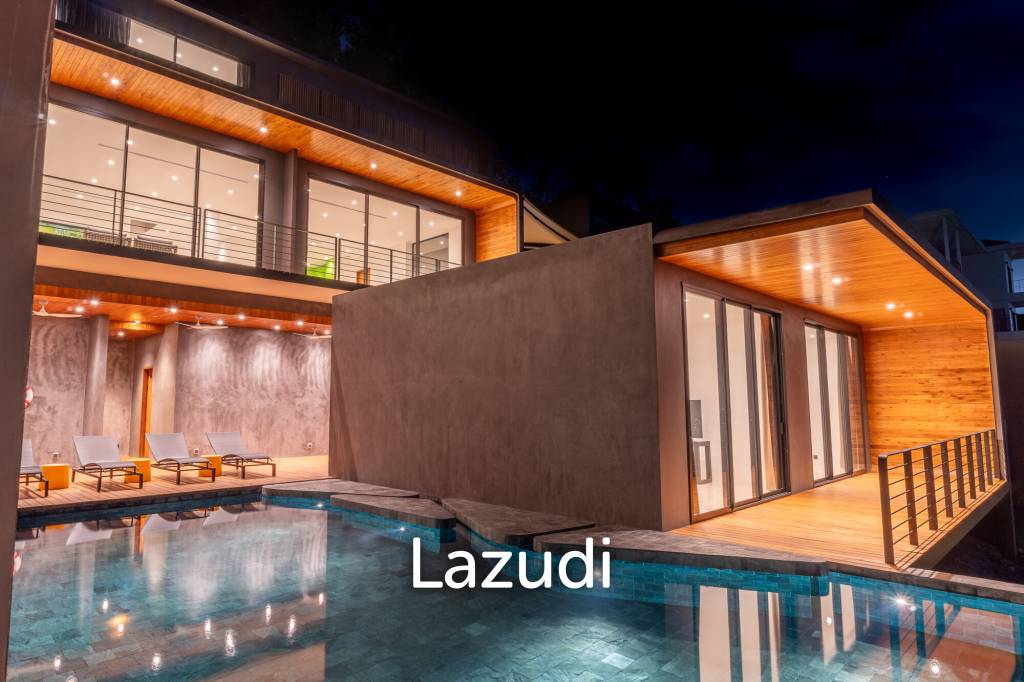 5-Bedroom Ultra-Modern Pool Villa with Stunning Chalong Bay Views for Rent