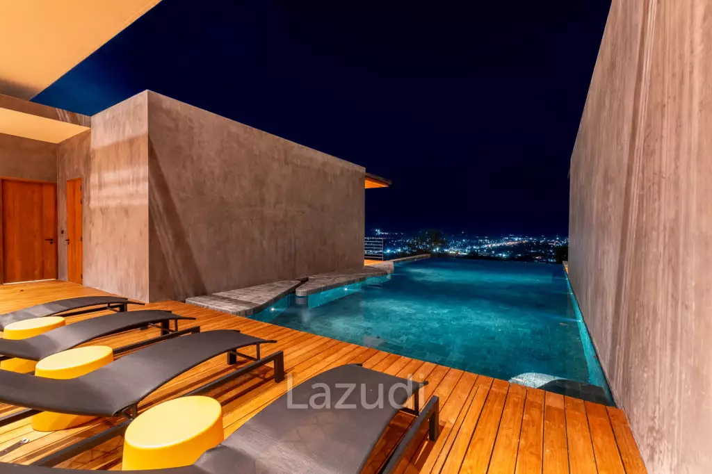 5-Bedroom Ultra-Modern Pool Villa with Stunning Chalong Bay Views for Rent