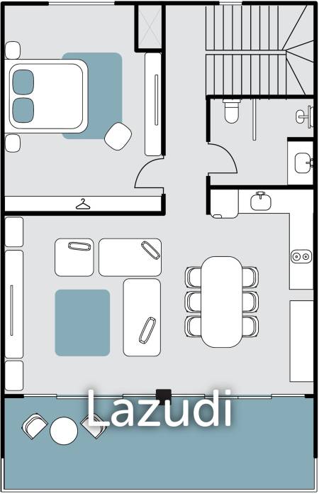 3 Bed 3 Bath 250.72 SQ.M Pandora Residences