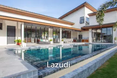Luxurious 5 bed Modern Pool Villa for Sale in Hua Hin