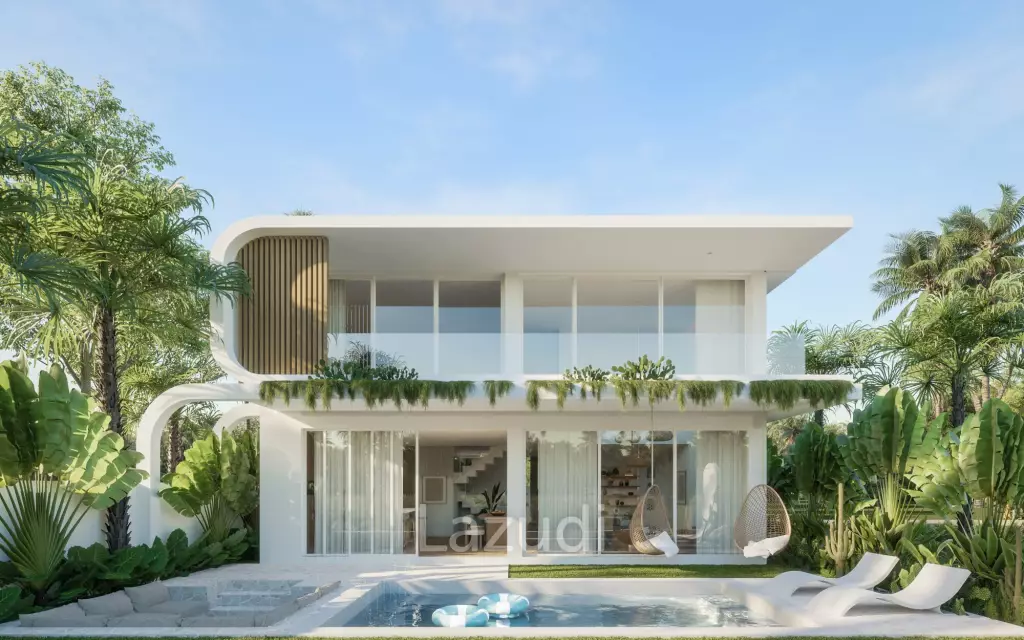 CONTEMPORARY VILLA WITH OCEAN & RICE FIELD VIEWS IN SESEH
