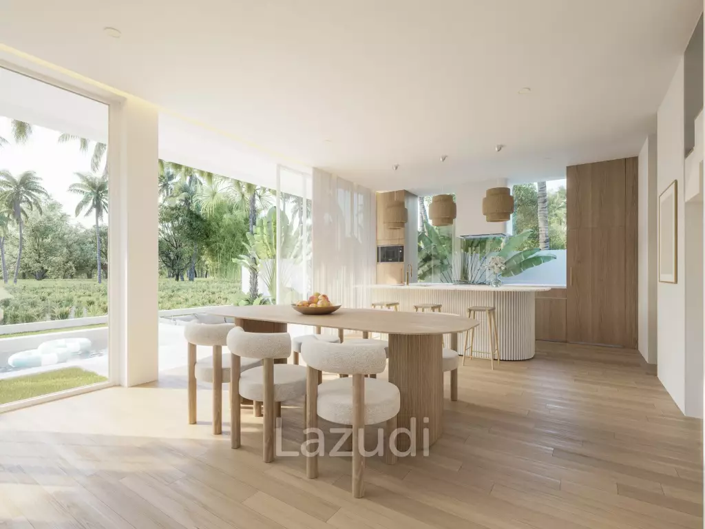 CONTEMPORARY VILLA WITH OCEAN & RICE FIELD VIEWS IN SESEH