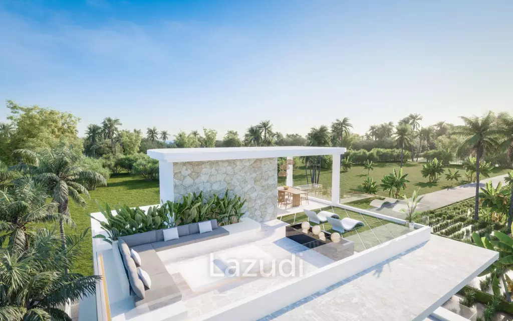 CONTEMPORARY VILLA WITH OCEAN & RICE FIELD VIEWS IN SESEH