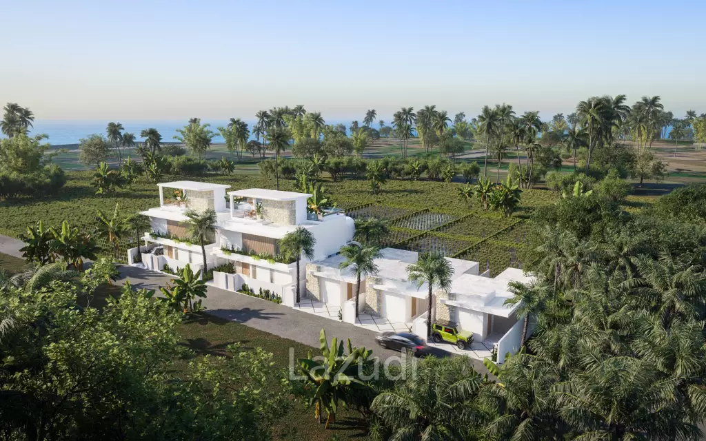 CONTEMPORARY VILLA WITH OCEAN & RICE FIELD VIEWS IN SESEH