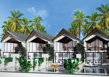 Modern Two-Storey Beachfront Villa in Ko Samui