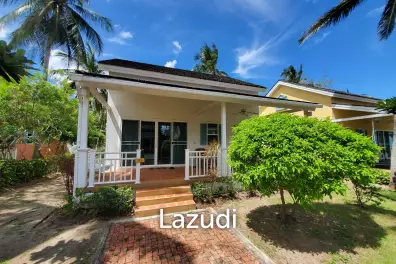 Beach access villa in a resort with beachfront pool