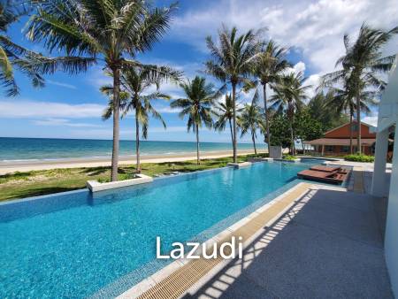 Beach access villa in a resort with beachfront pool