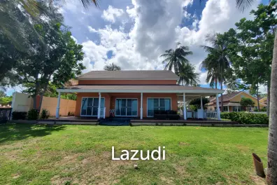 Absolute beachfront 3 bed pool villa in a resort