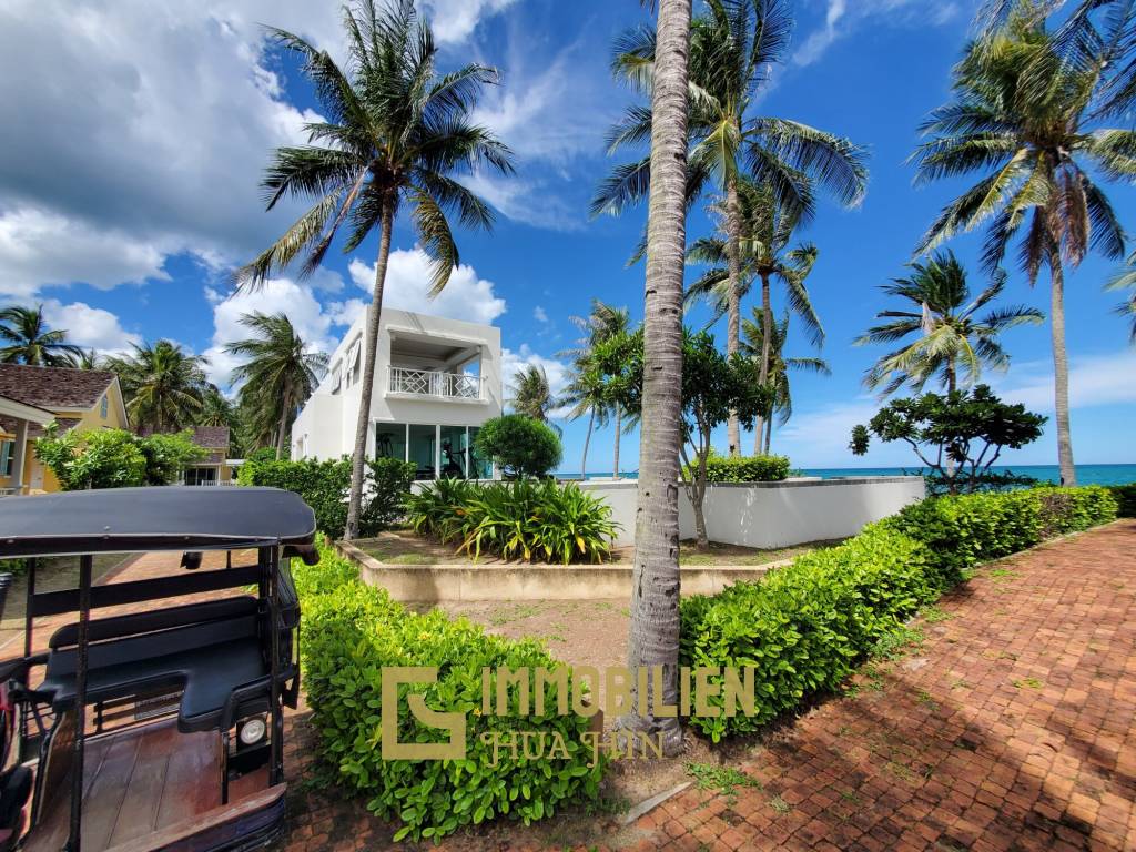 Absolute beachfront 3 bed pool villa in a resort