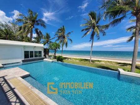 Absolute beachfront 3 bed pool villa in a resort