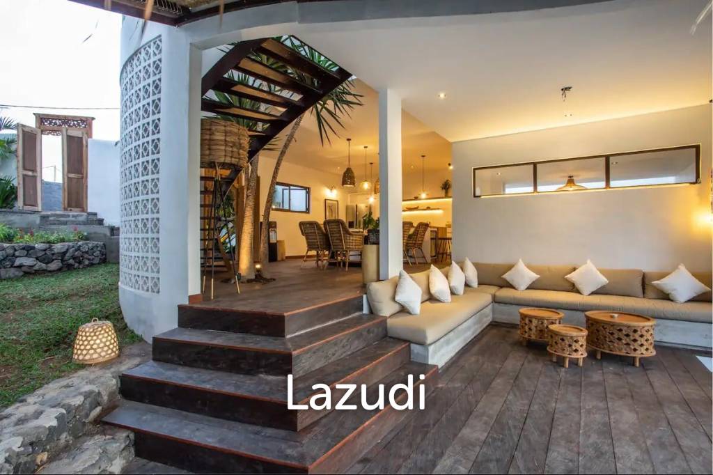 Spectacular Villa in Bali with Rice Field Views and Proximity to Amenities and Gym