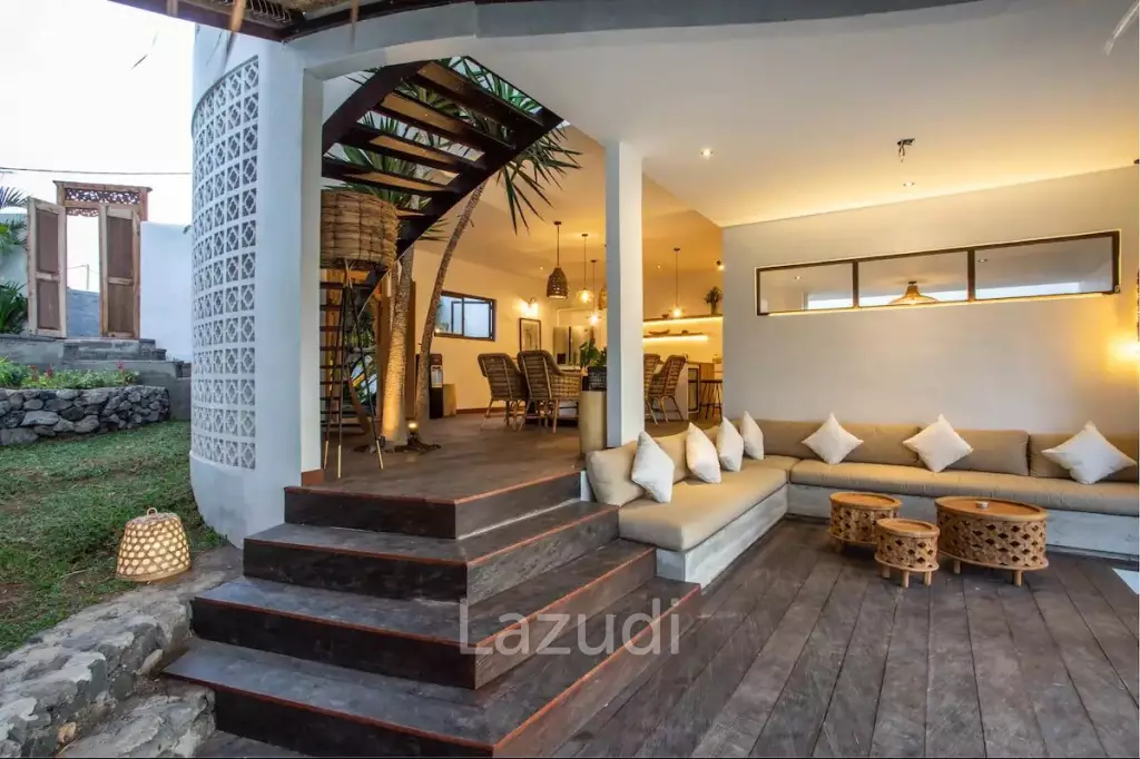 Spectacular Villa in Bali with Rice Field Views and Proximity to Amenities and Gym