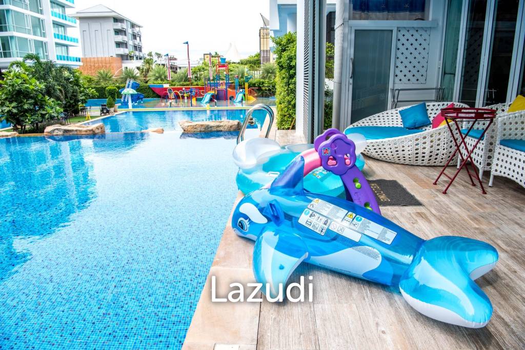 MY RESORT : Luxurious Duplex 3 Beds Condo near the beach