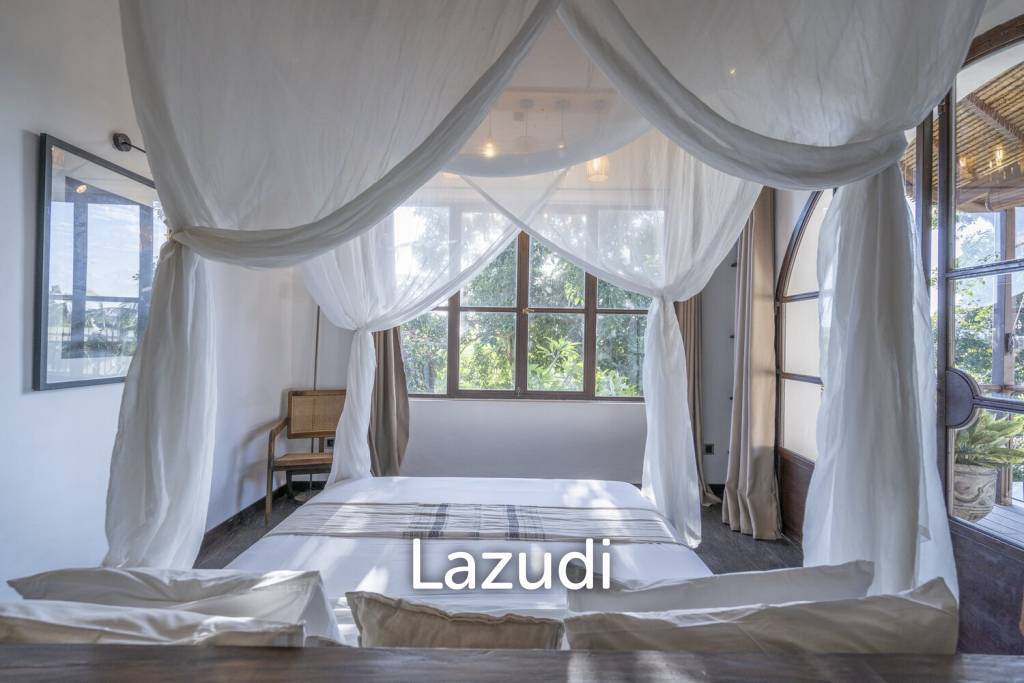Luxurious 6-Bedroom Villa with Stunning Rice Field Views in Canggu – Babakan