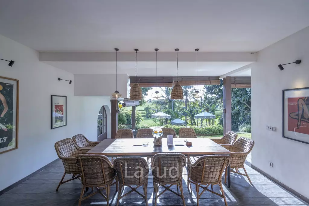 Luxurious 6-Bedroom Villa with Stunning Rice Field Views in Canggu – Babakan