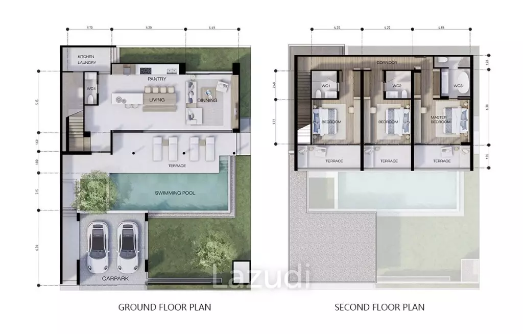 A luxurious 3-Bedroom Pool villa near Rawai Beach
