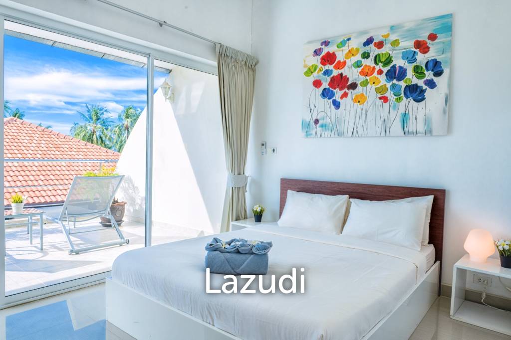 50m to the Beach, Townhouse with Private Pool in Bang Por