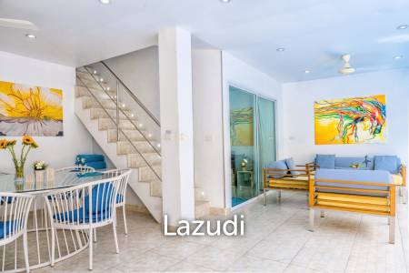 50m to the Beach, Townhouse with Private Pool in Bang Por