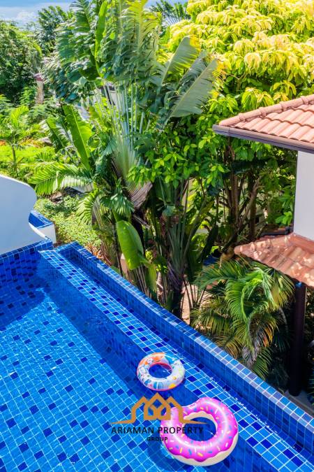 50m to the Beach, Townhouse with Private Pool in Bang Por