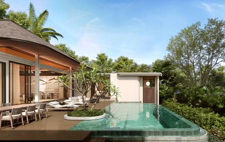 4 Bed 5 Bath 465.02 SQ.M Amber Kata Boutique Pool Villa