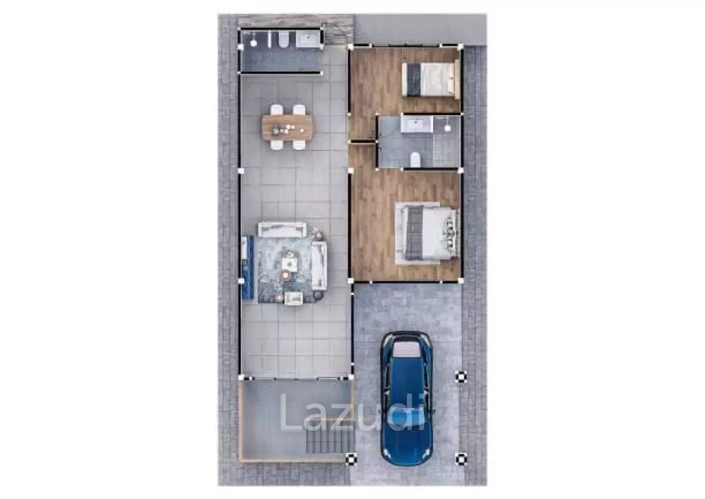Stand Alone 2 Bedroom House For Sale On Soi 102