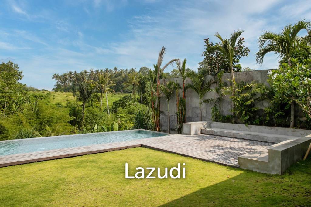 RIVERFRONT VILLA WITH JUNGLE AND RICE FIELDS VIEWS