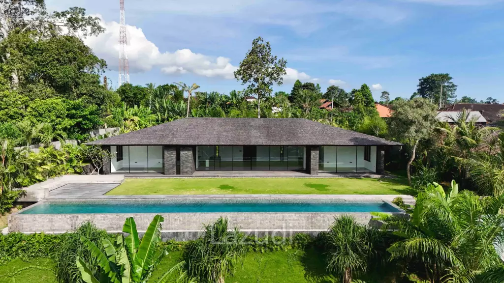 RIVERFRONT VILLA WITH JUNGLE AND RICE FIELDS VIEWS