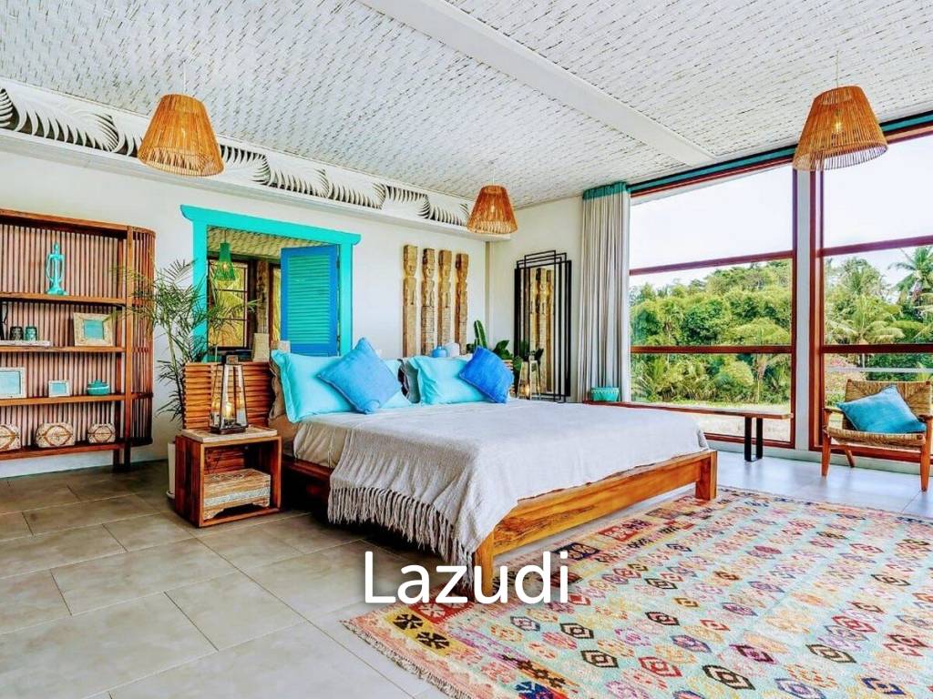 Modern Villa with Ricefield Views for Lease in Kedungu