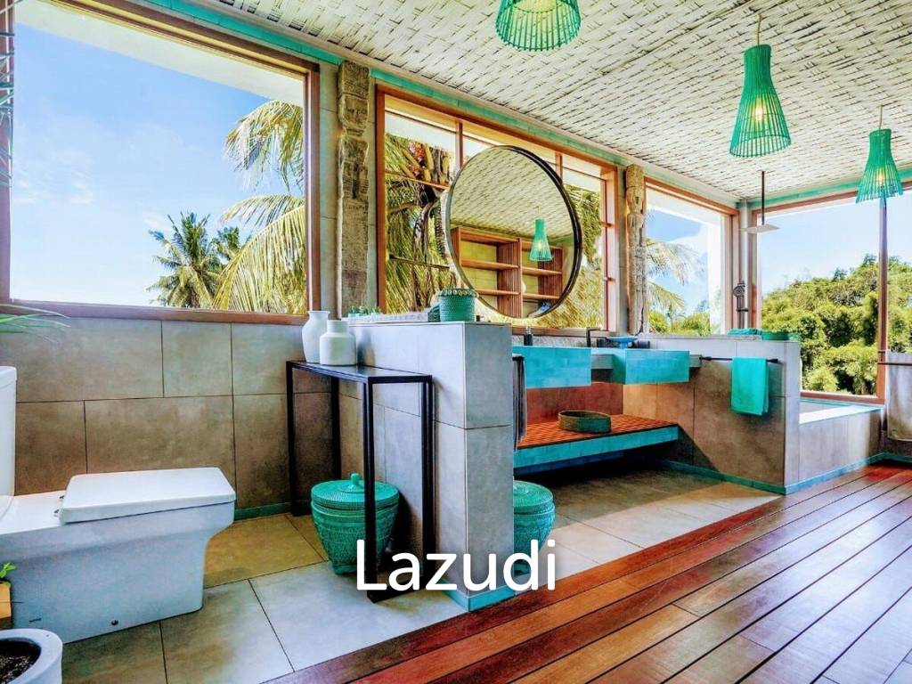 Modern Villa with Ricefield Views for Lease in Kedungu