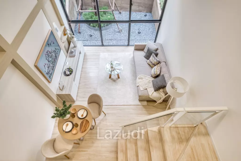 1 Bed Duplex 1 Bath 37.05 SQ.M Siamese Rama 9 (Tower C)