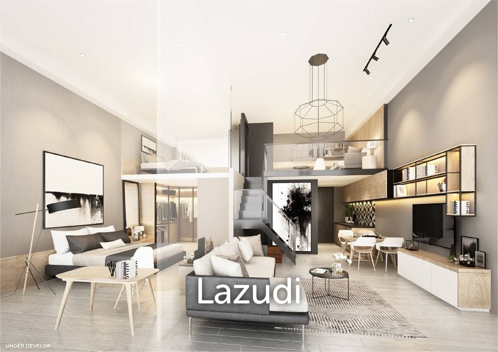 2 Bed Duplex 1 Bath 55.87 SQ.M Siamese Rama 9 (Tower C)