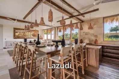 Mediterranean Style 5 Bedroom Villa in Umalas, Prime Living and Investment Opportunity with Rice Field Views