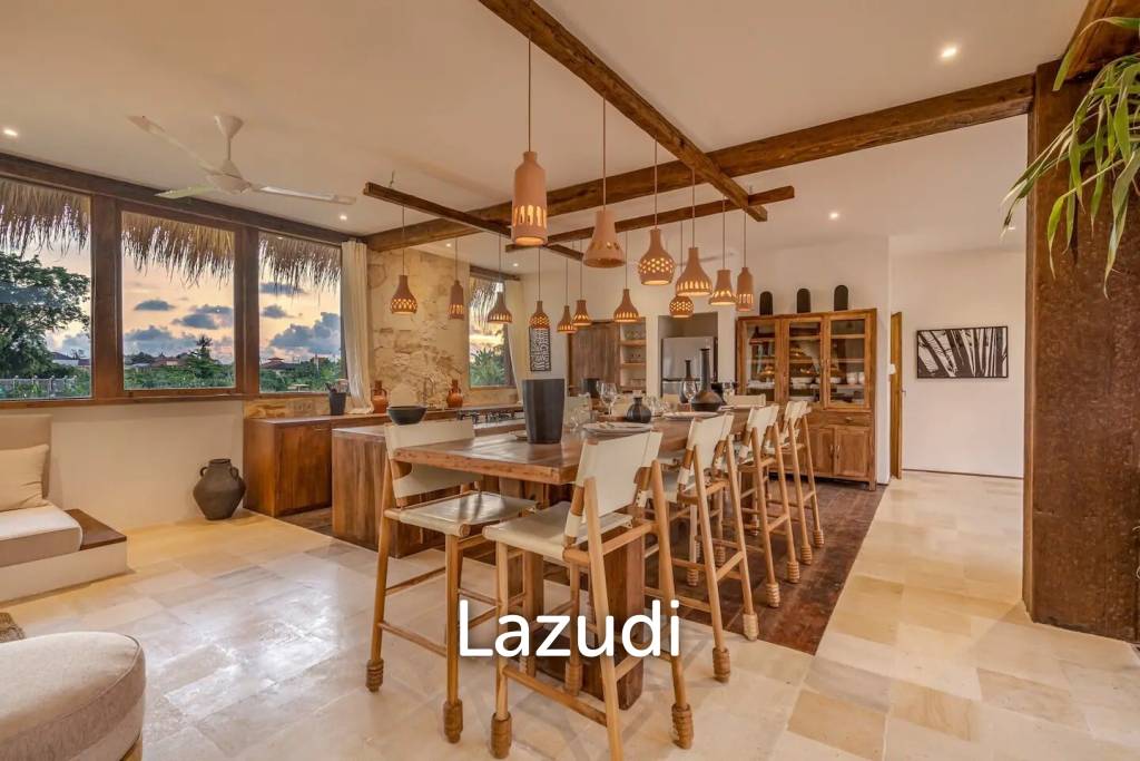 Mediterranean Style 5 Bedroom Villa in Umalas, Prime Living and Investment Opportunity with Rice Field Views