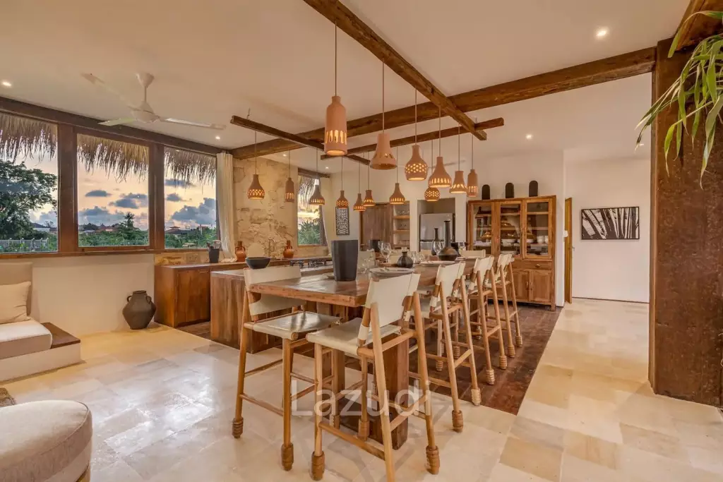 Mediterranean Style 5 Bedroom Villa in Umalas, Prime Living and Investment Opportunity with Rice Field Views